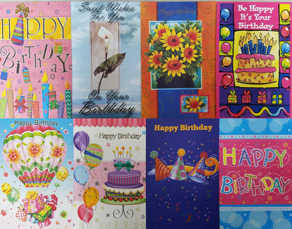 120 Asorted Birthday Cards