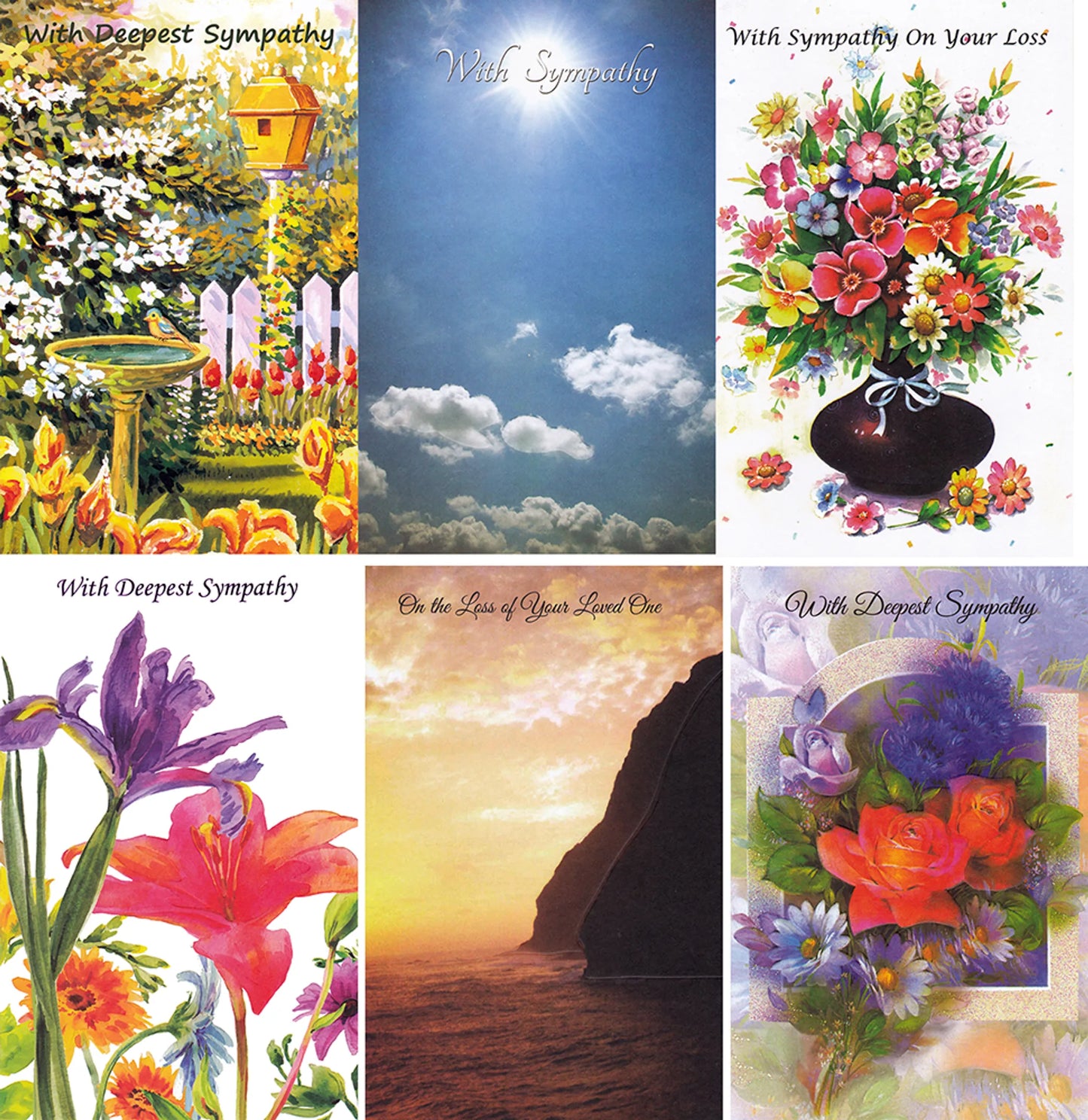 60 Assorted Sympathy Cards