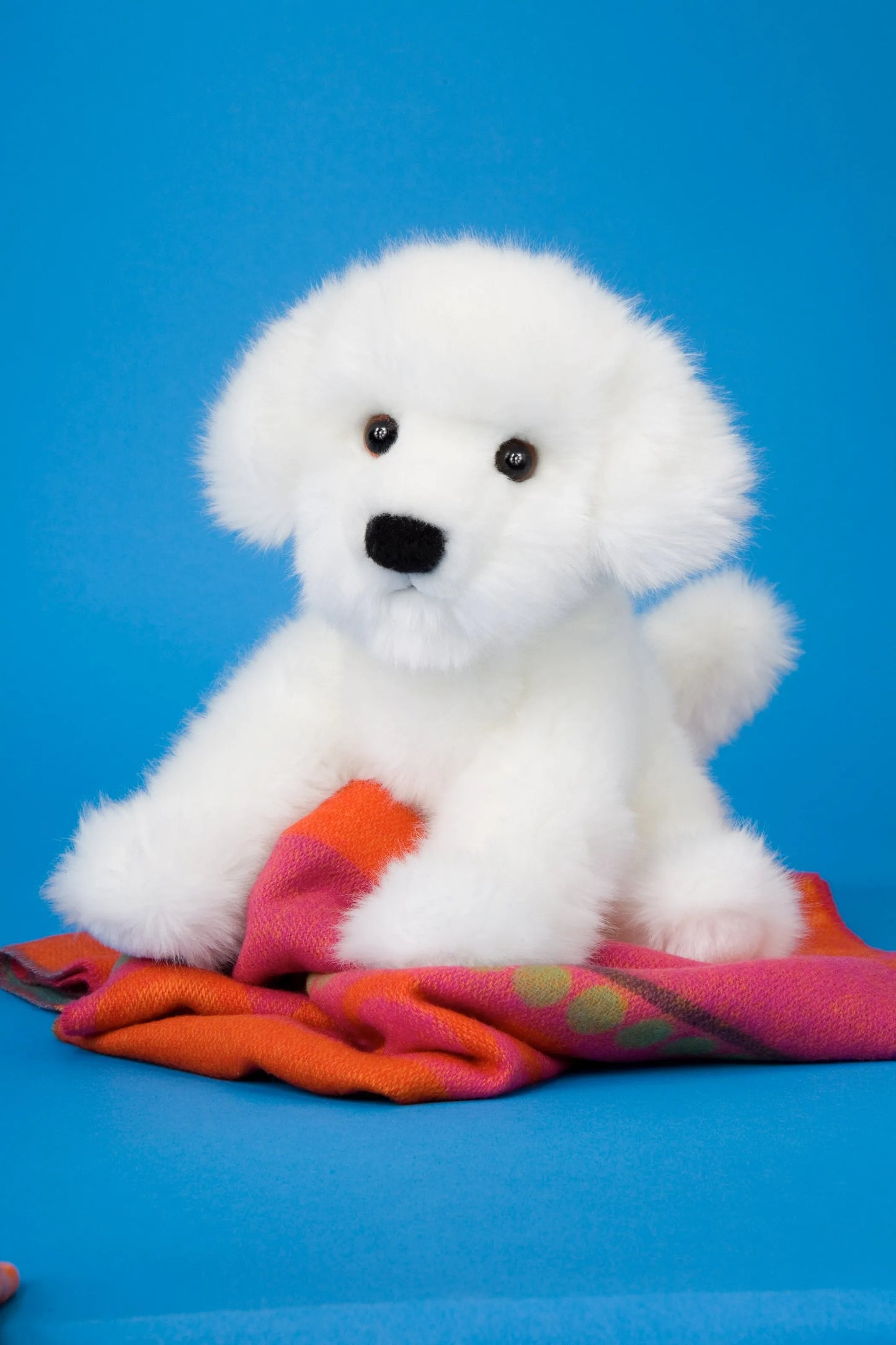 Puff Ball Bichon Plush Dog