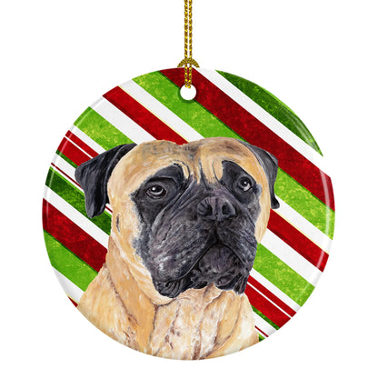 Holiday Dog on Ceramic Ornament - Size: 2.8 X 2.8 | Pack Of: 1