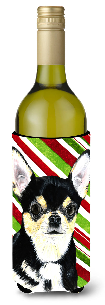 Christmas Dog Art Wine Bottle Hugger