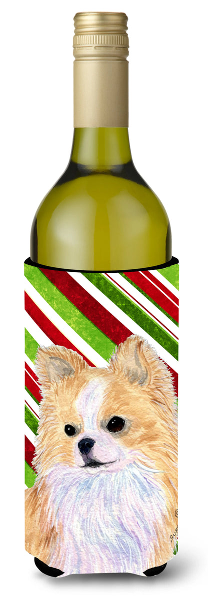 Christmas Dog Art Wine Bottle Hugger