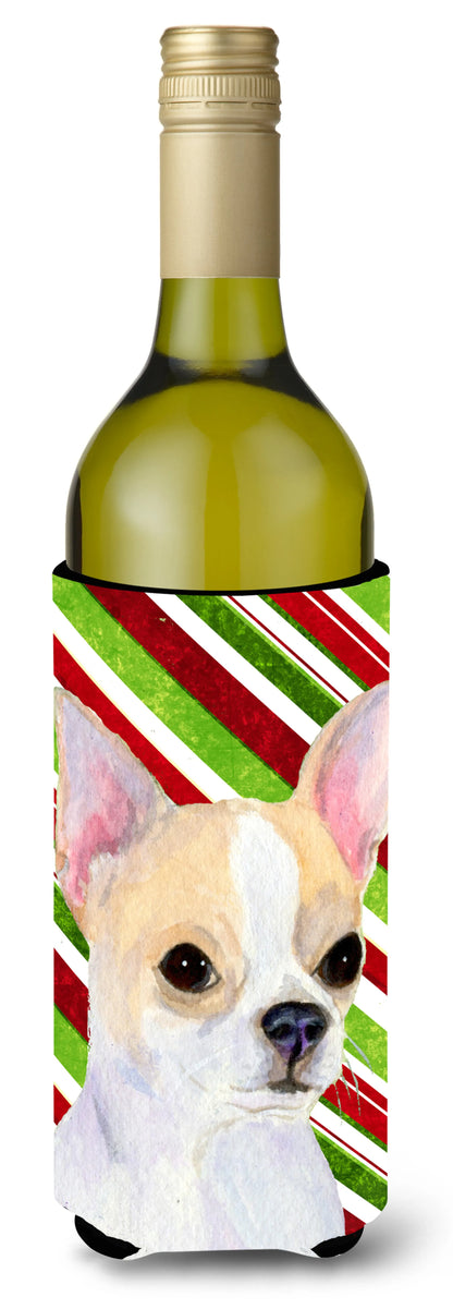 Christmas Dog Art Wine Bottle Hugger