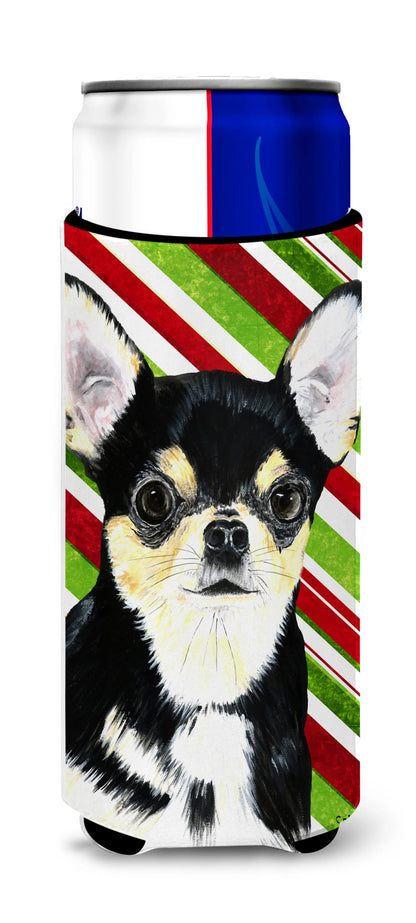 Christmas Dog Print Ultra Hugger for slim cans