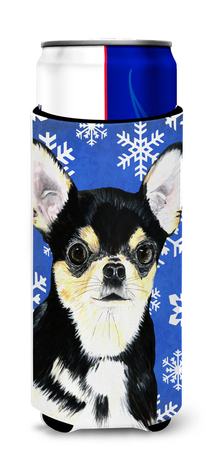 Christmas Dog Print Ultra Hugger for slim cans