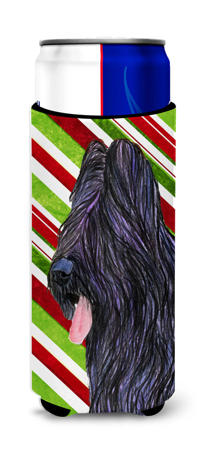 Candy Cane Christmas Design with Dog Ultra Hugger for slim cans