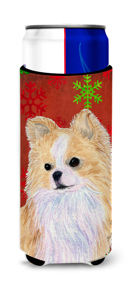 Christmas Dog Print Ultra Hugger for slim cans