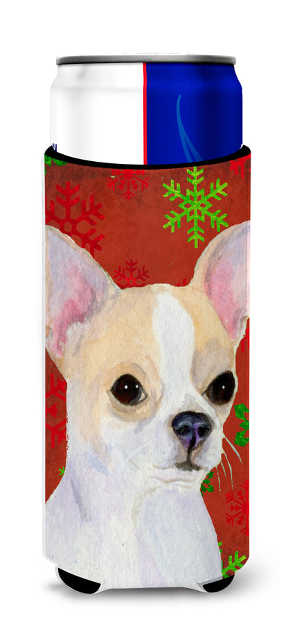 Christmas Dog Print Ultra Hugger for slim cans