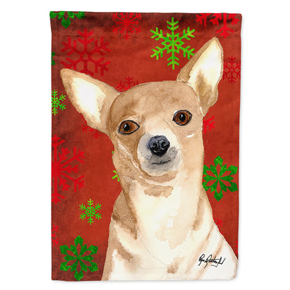 Christmas Dog Art Flag