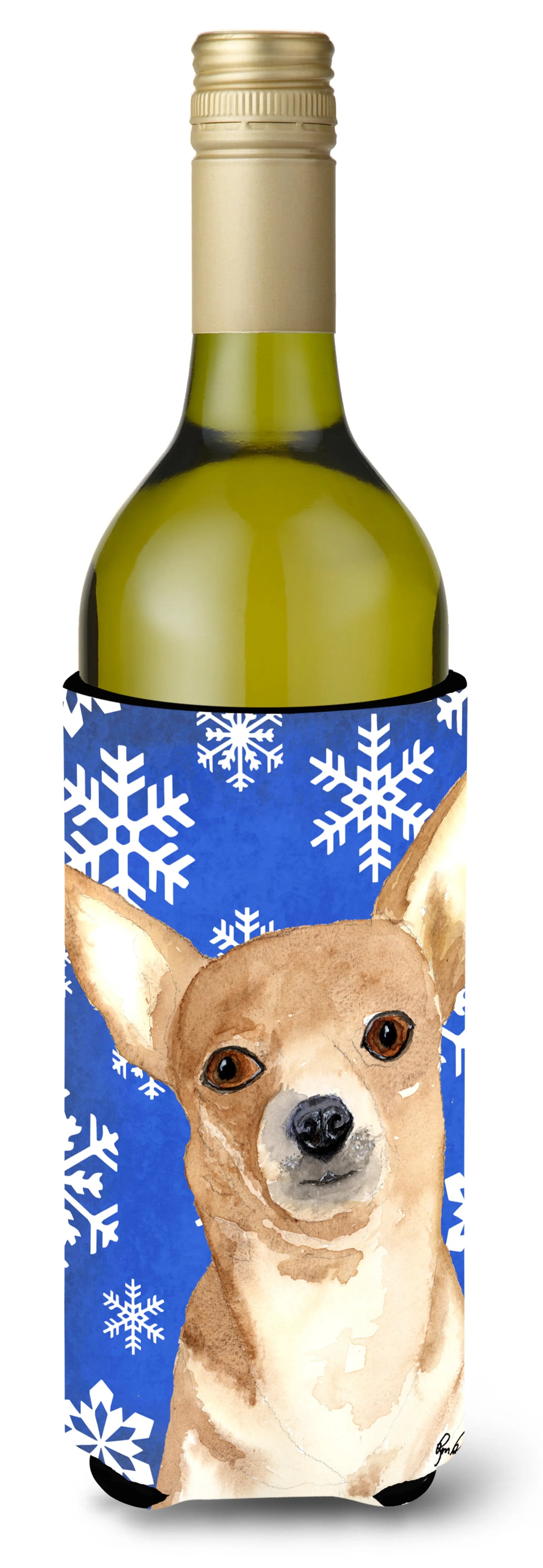 Christmas Dog Print Ultra Hugger for slim cans