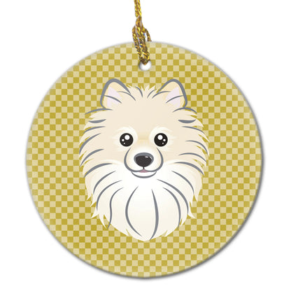 Dog Portrait on Ceramic Ornament - Size: 2.8 X 2.8 | Pack Of: 1