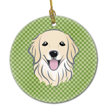 Dog Portrait on Ceramic Ornament - Size: 2.8 X 2.8 | Pack Of: 1