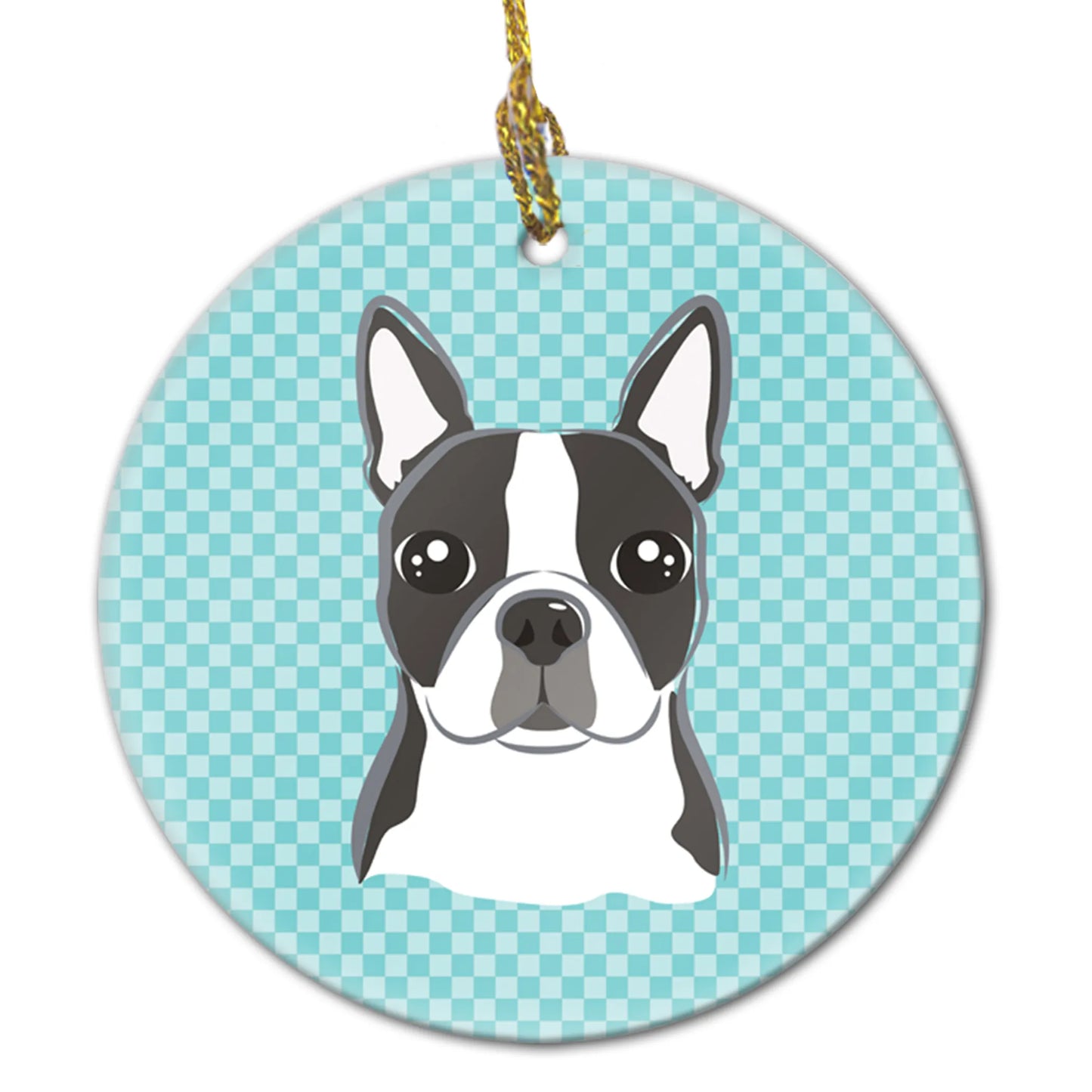 Dog Portrait on Ceramic Ornament - Size: 2.8 X 2.8 | Pack Of: 1