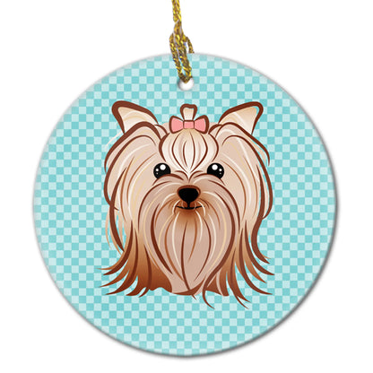 Dog Portrait on Ceramic Ornament - Size: 2.8 X 2.8 | Pack Of: 1