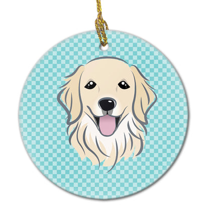 Dog Portrait on Ceramic Ornament - Size: 2.8 X 2.8 | Pack Of: 1