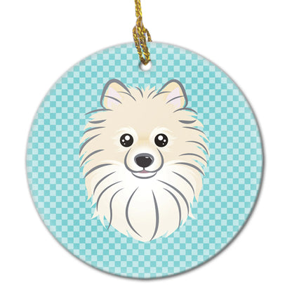 Dog Portrait on Ceramic Ornament - Size: 2.8 X 2.8 | Pack Of: 1