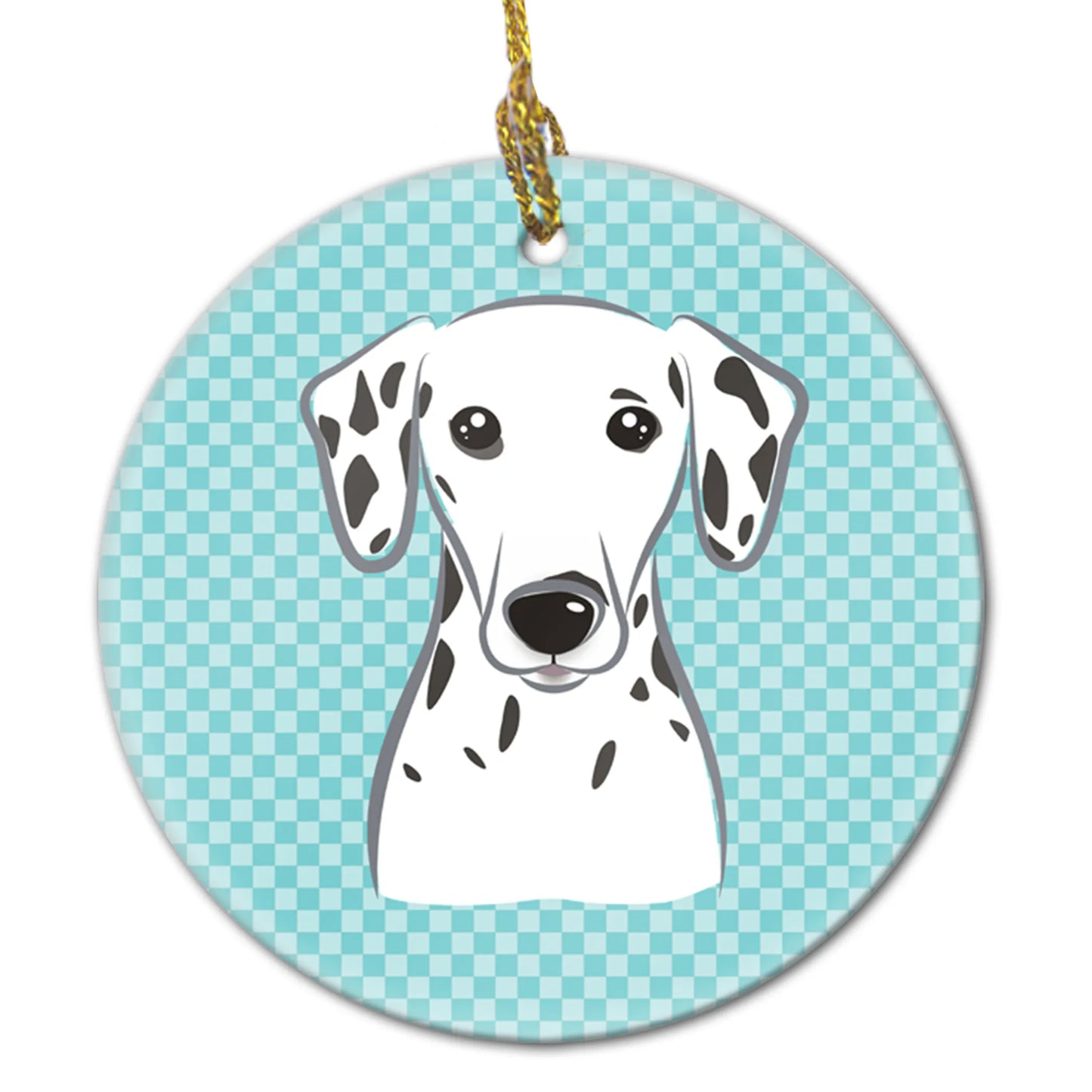 Dog Portrait on Ceramic Ornament - Size: 2.8 X 2.8 | Pack Of: 1