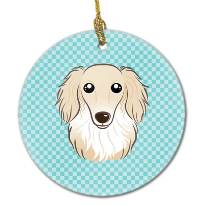 Dog Portrait on Ceramic Ornament - Size: 2.8 X 2.8 | Pack Of: 1