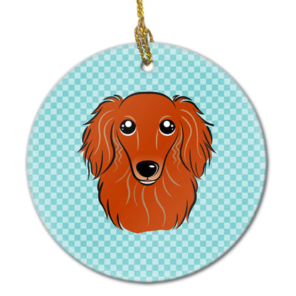 Dog Portrait on Ceramic Ornament - Size: 2.8 X 2.8 | Pack Of: 1