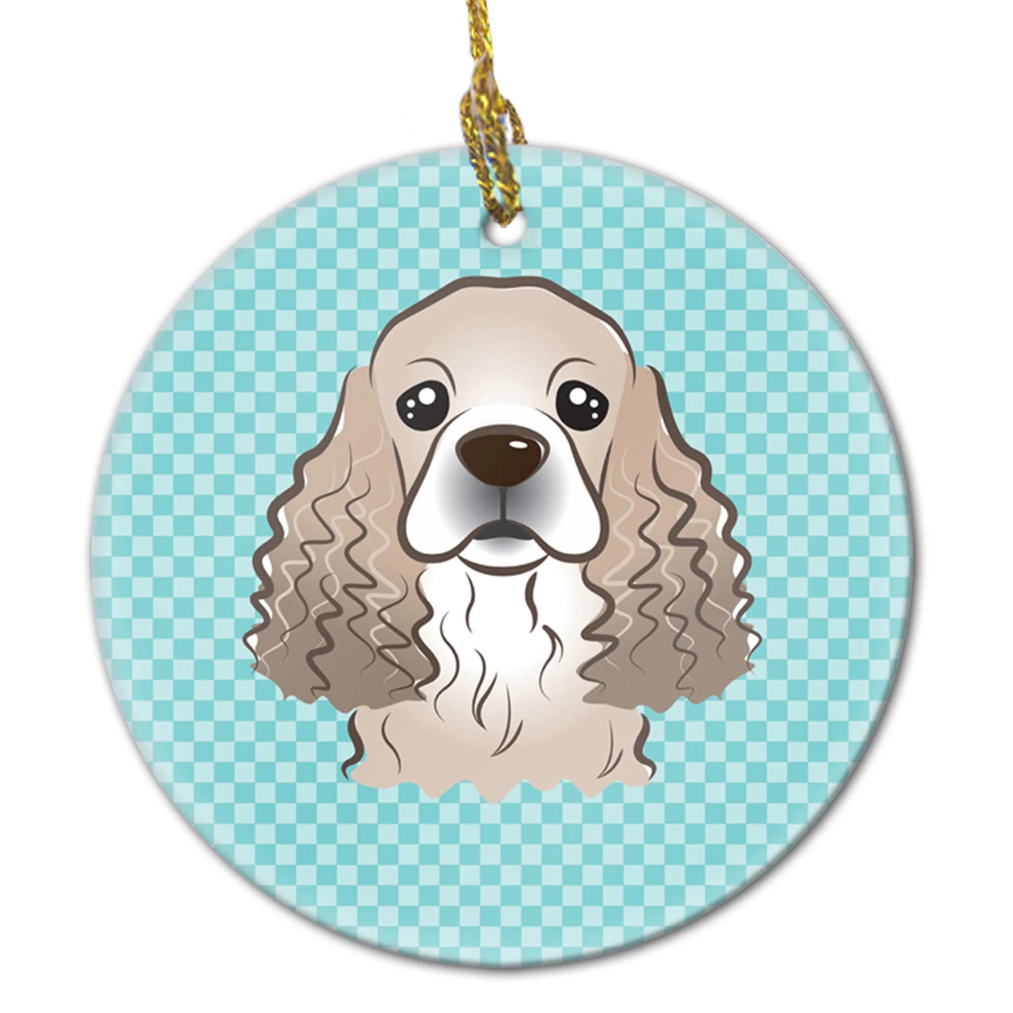 Dog Portrait on Ceramic Ornament - Size: 2.8 X 2.8 | Pack Of: 1