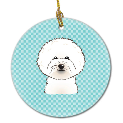 Dog Portrait on Ceramic Ornament - Size: 2.8 X 2.8 | Pack Of: 1