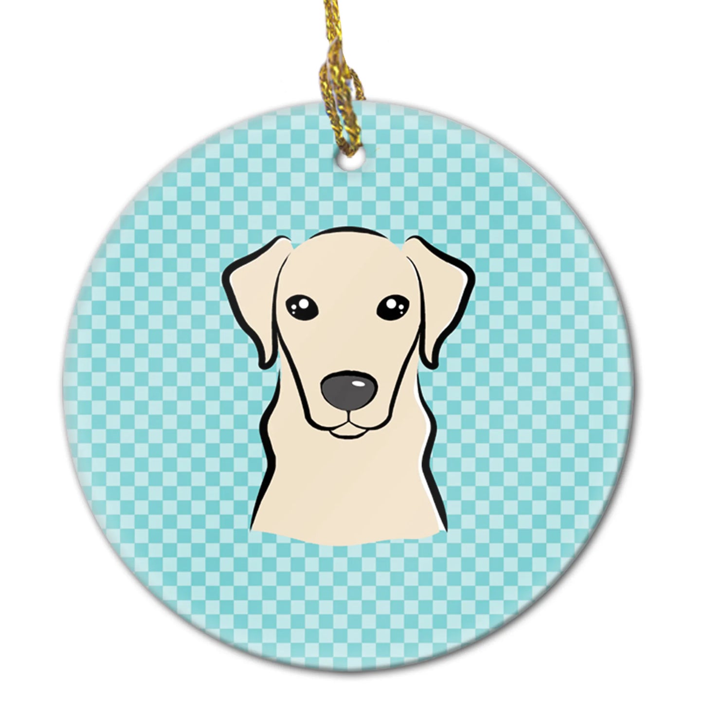 Dog Portrait on Ceramic Ornament - Size: 2.8 X 2.8 | Pack Of: 1