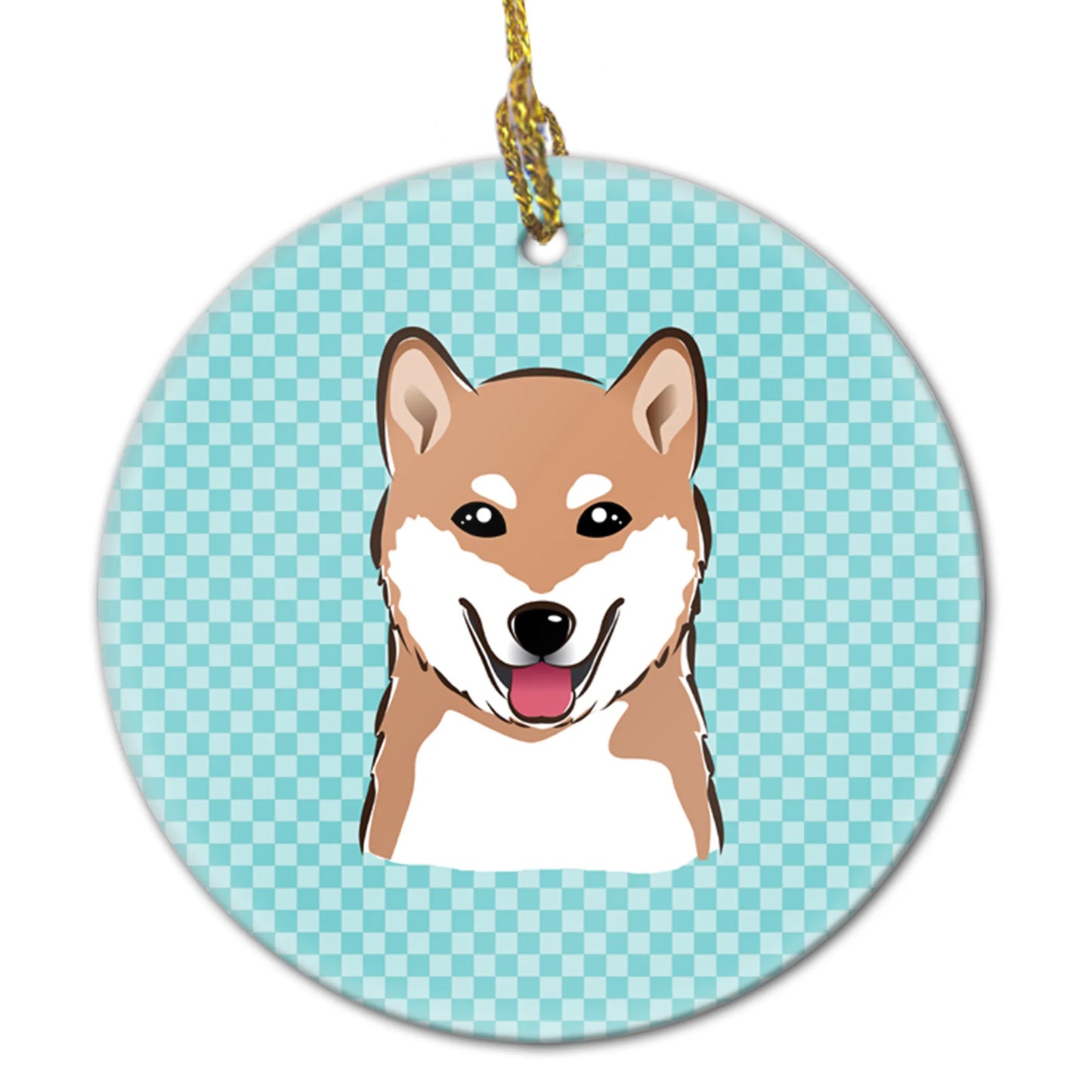 Dog Portrait on Ceramic Ornament - Size: 2.8 X 2.8 | Pack Of: 1