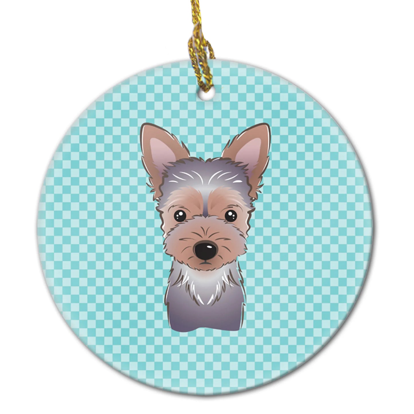 Dog Portrait on Ceramic Ornament - Size: 2.8 X 2.8 | Pack Of: 1