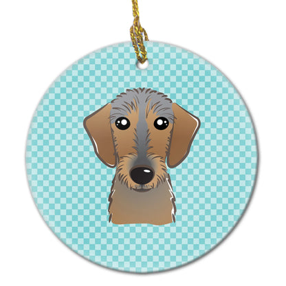 Dog Portrait on Ceramic Ornament - Size: 2.8 X 2.8 | Pack Of: 1