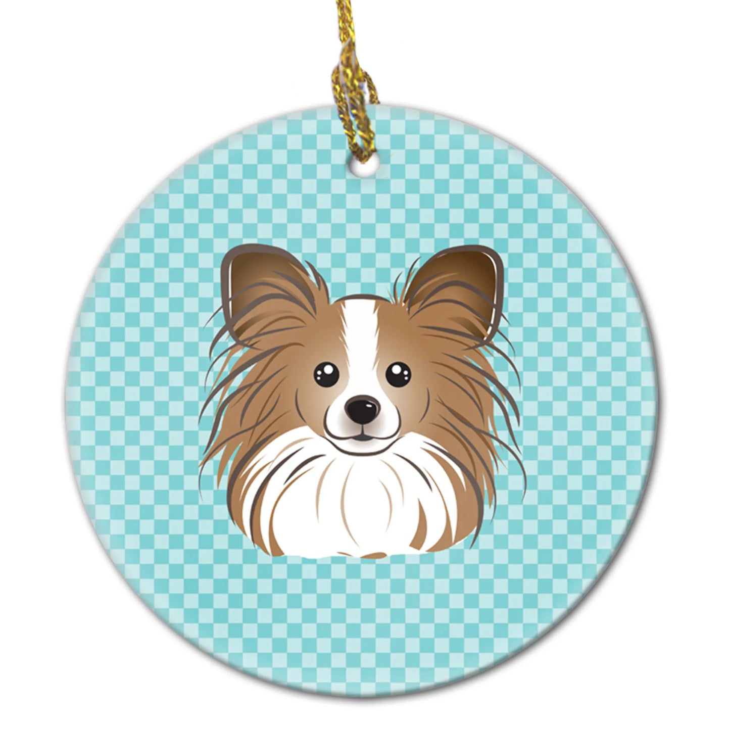 Dog Portrait on Ceramic Ornament - Size: 2.8 X 2.8 | Pack Of: 1