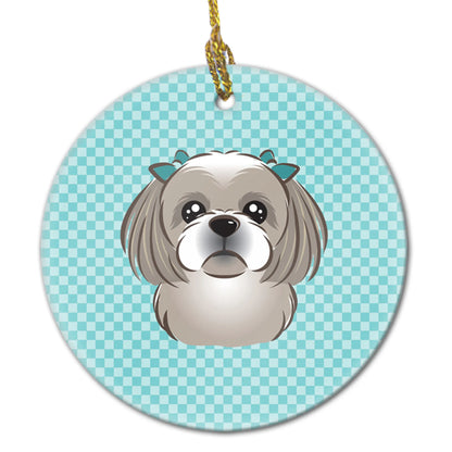 Dog Portrait on Ceramic Ornament - Size: 2.8 X 2.8 | Pack Of: 1