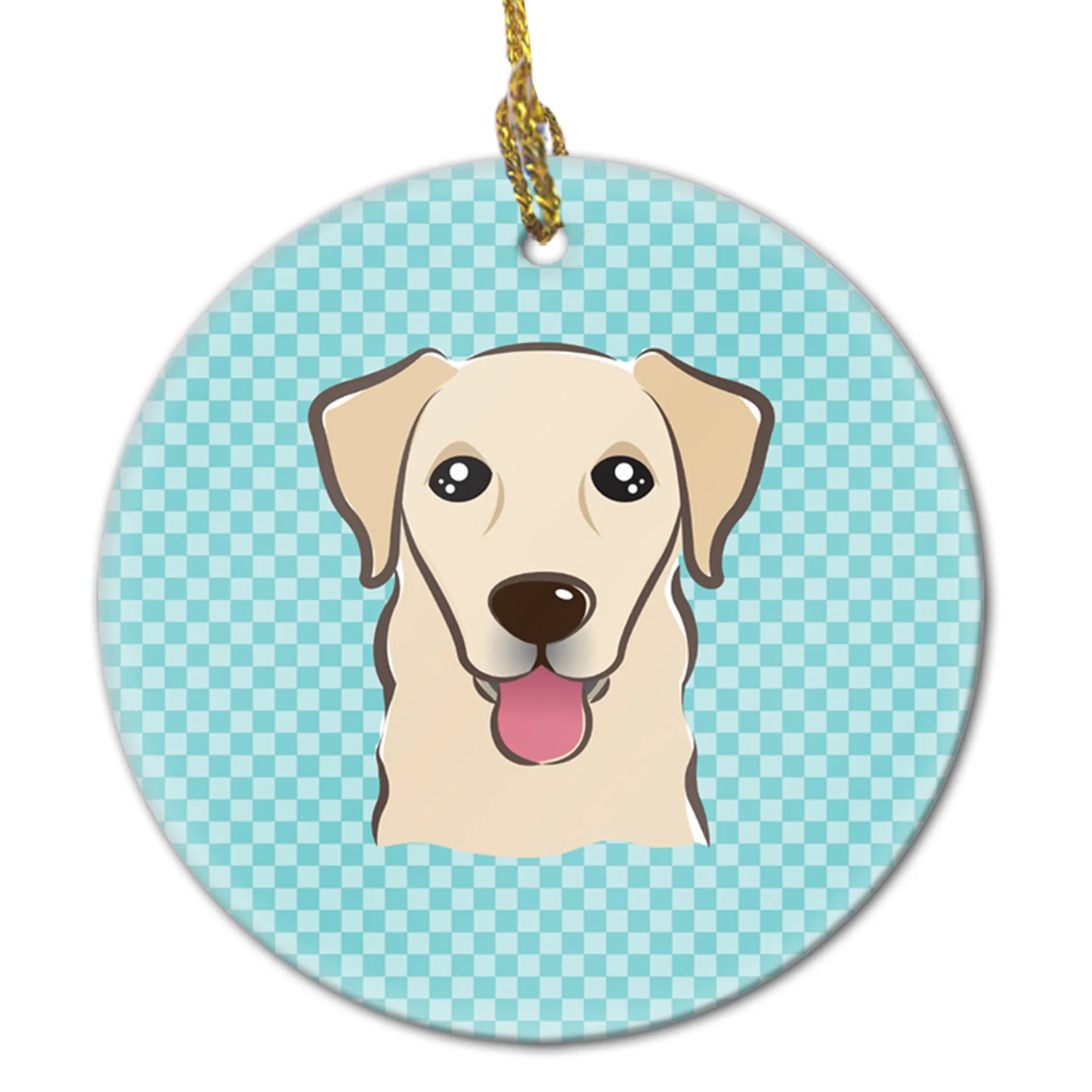 Dog Portrait on Ceramic Ornament - Size: 2.8 X 2.8 | Pack Of: 1