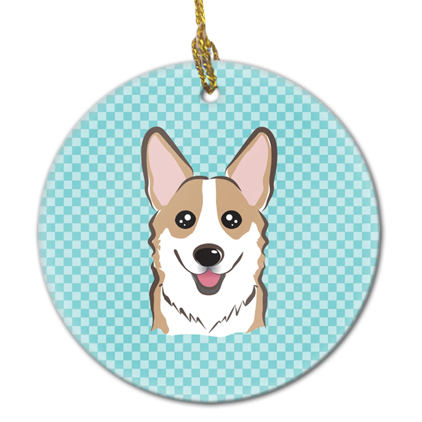 Dog Portrait on Ceramic Ornament - Size: 2.8 X 2.8 | Pack Of: 1