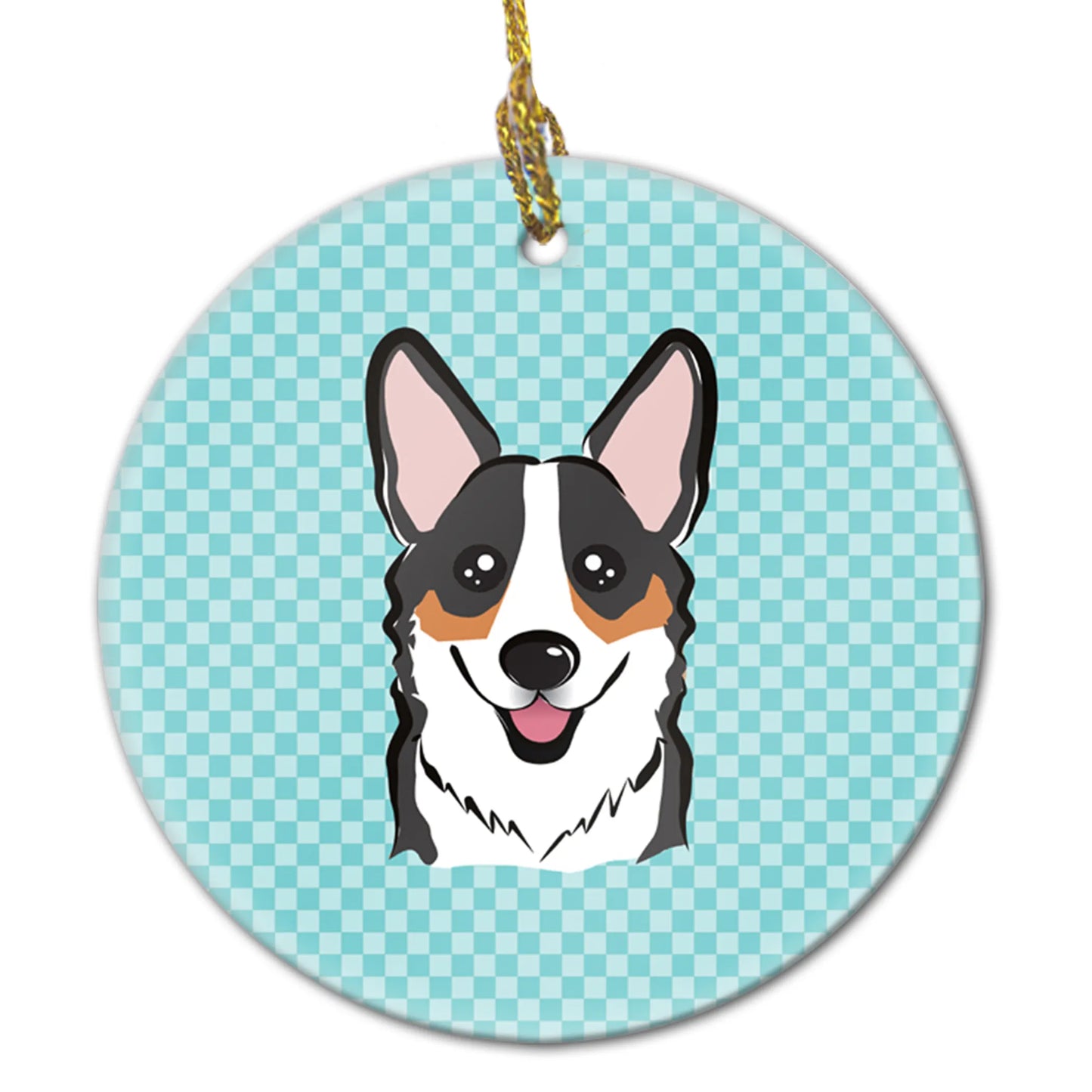 Dog Portrait on Ceramic Ornament - Size: 2.8 X 2.8 | Pack Of: 1