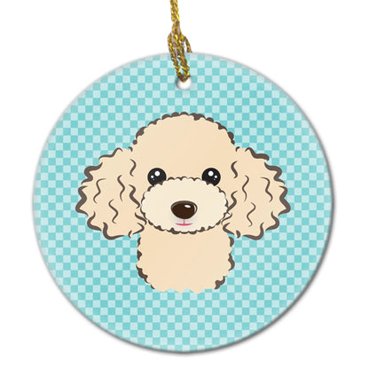 Dog Portrait on Ceramic Ornament - Size: 2.8 X 2.8 | Pack Of: 1