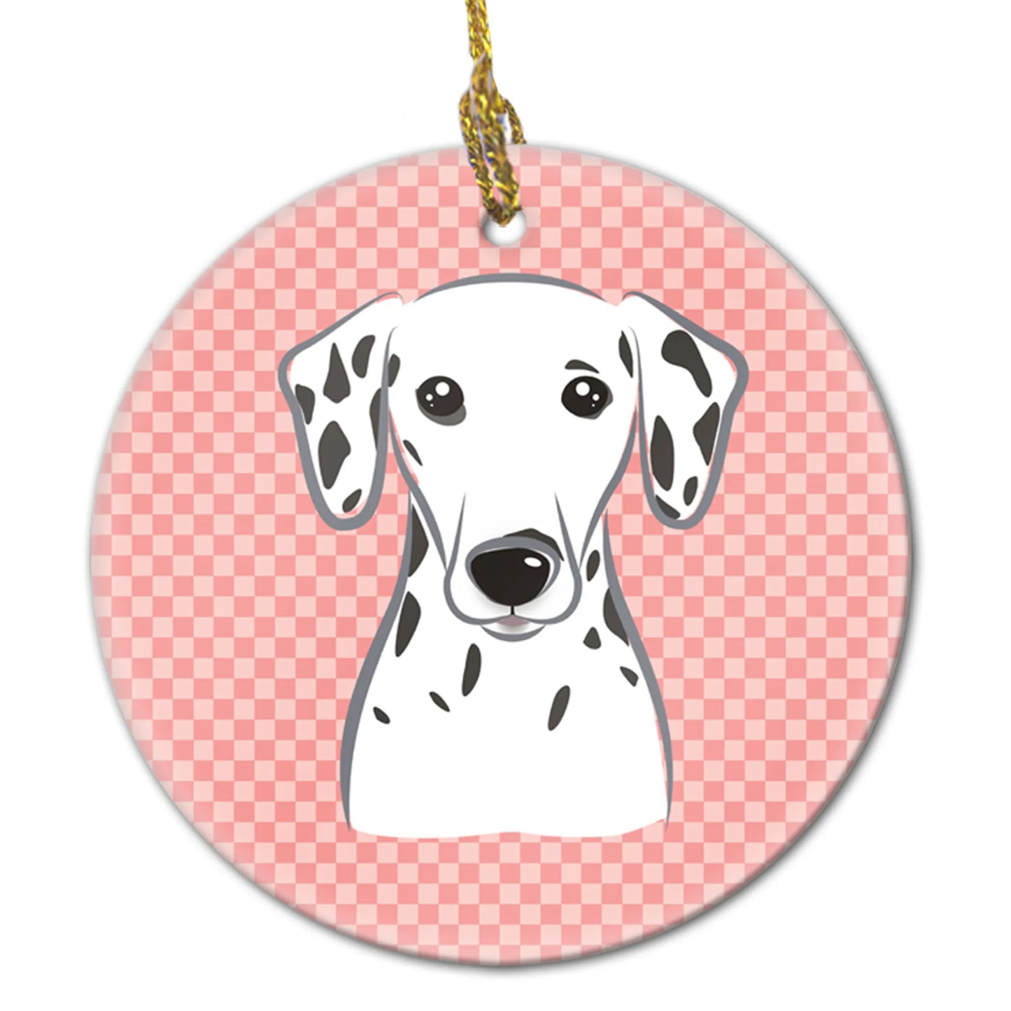 Dog Portrait on Ceramic Ornament - Size: 2.8 X 2.8 | Pack Of: 1