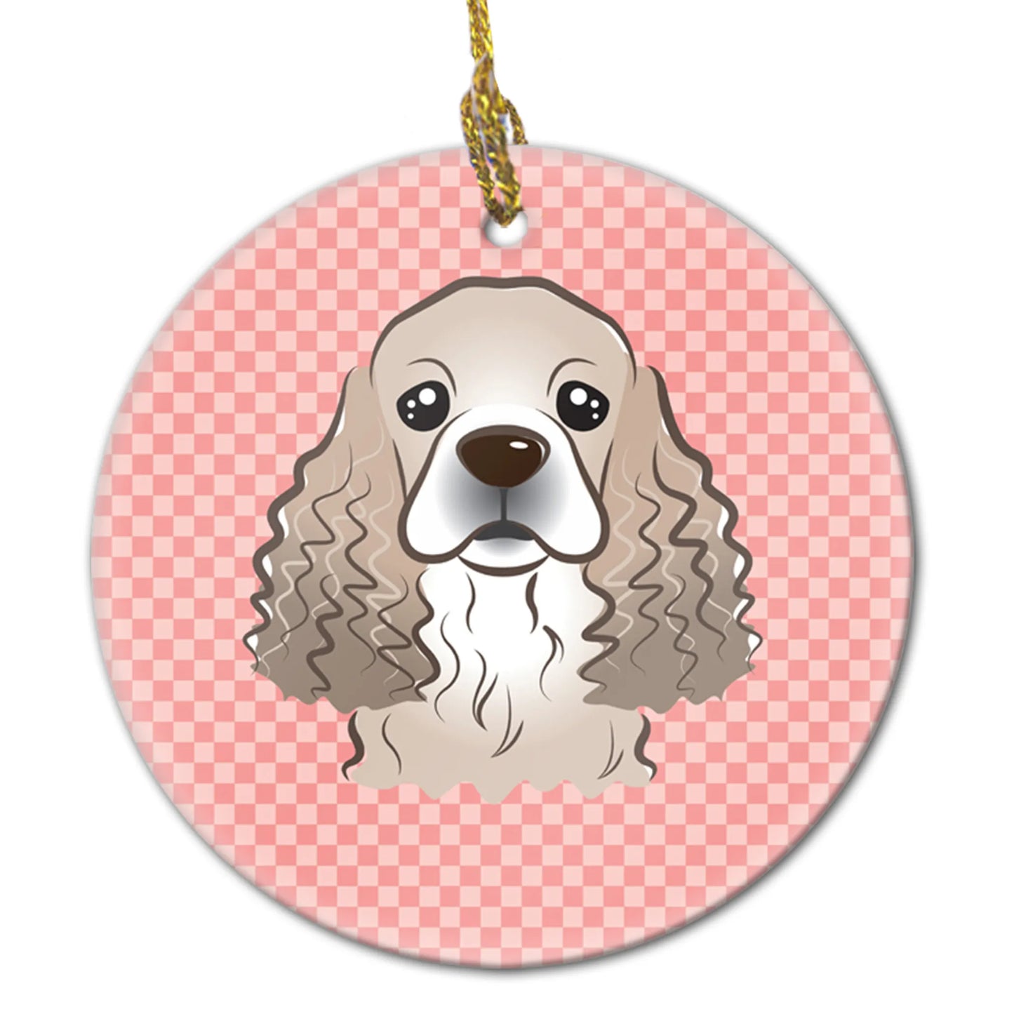 Dog Portrait on Ceramic Ornament - Size: 2.8 X 2.8 | Pack Of: 1