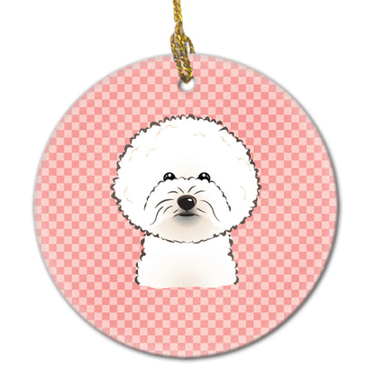 Dog Portrait on Ceramic Ornament - Size: 2.8 X 2.8 | Pack Of: 1