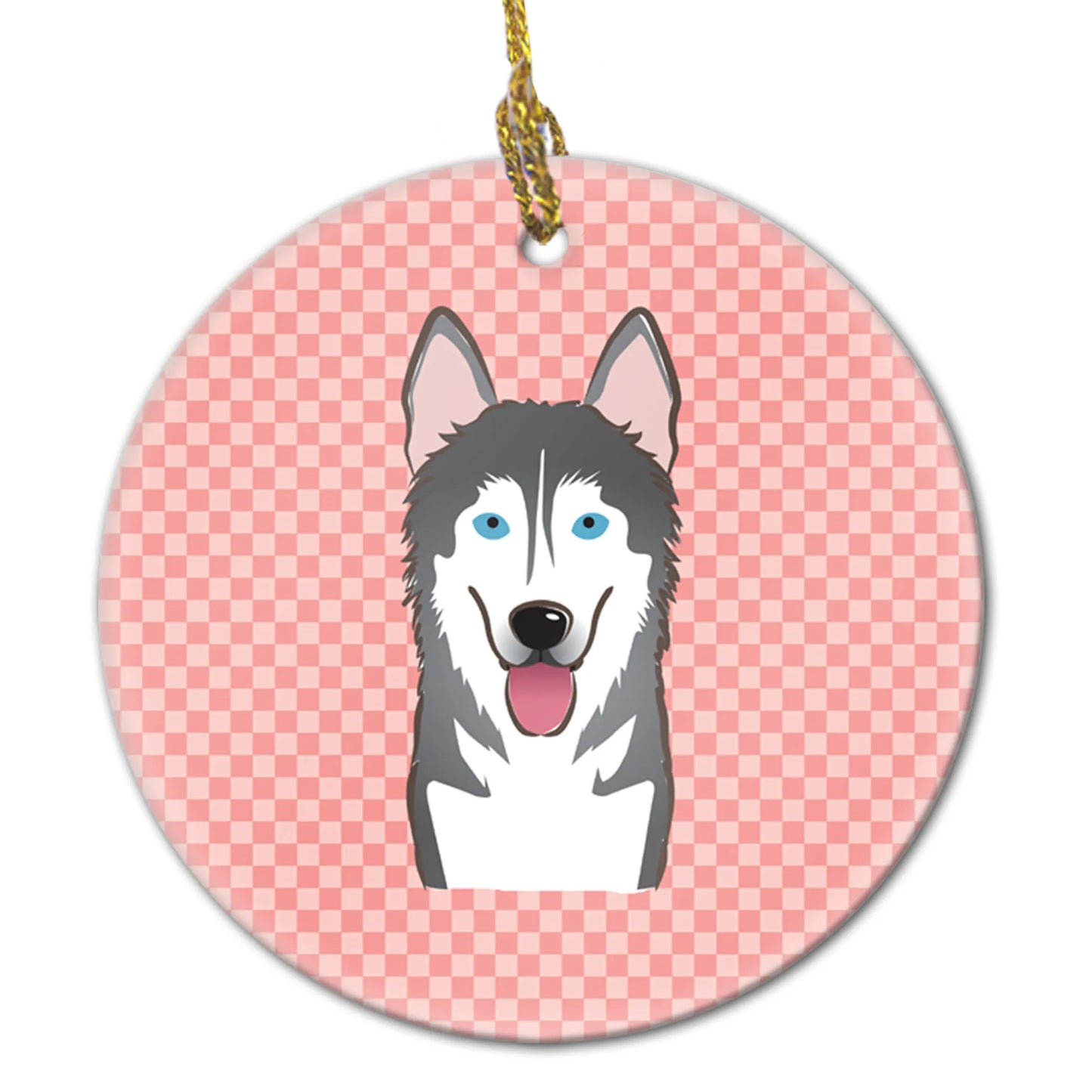 Dog Portrait on Ceramic Ornament - Size: 2.8 X 2.8 | Pack Of: 1