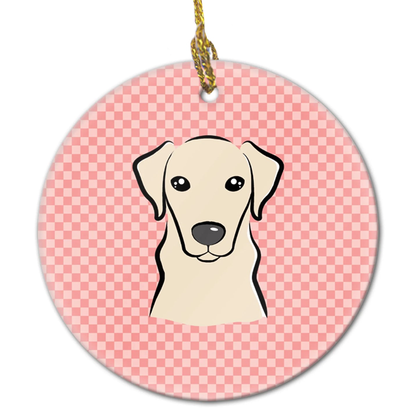 Dog Portrait on Ceramic Ornament - Size: 2.8 X 2.8 | Pack Of: 1