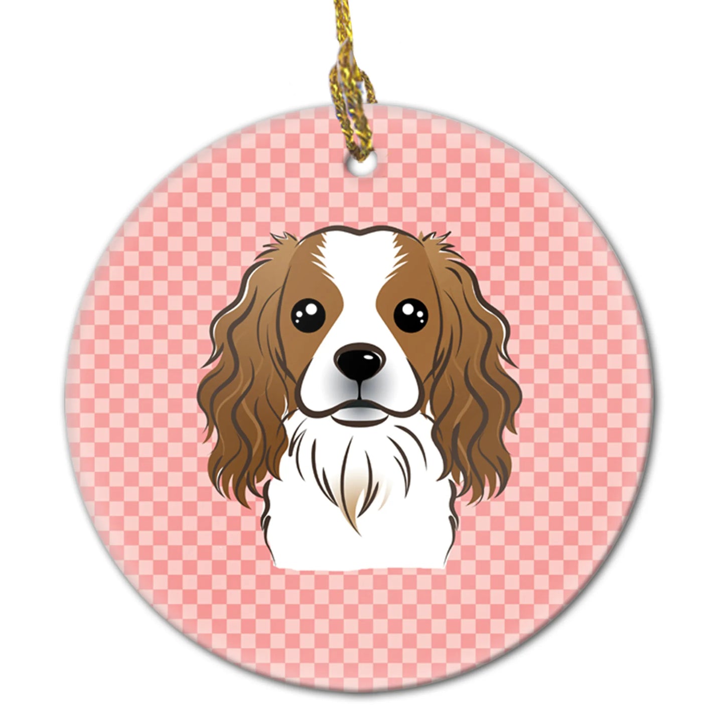 Dog Portrait on Ceramic Ornament - Size: 2.8 X 2.8 | Pack Of: 1