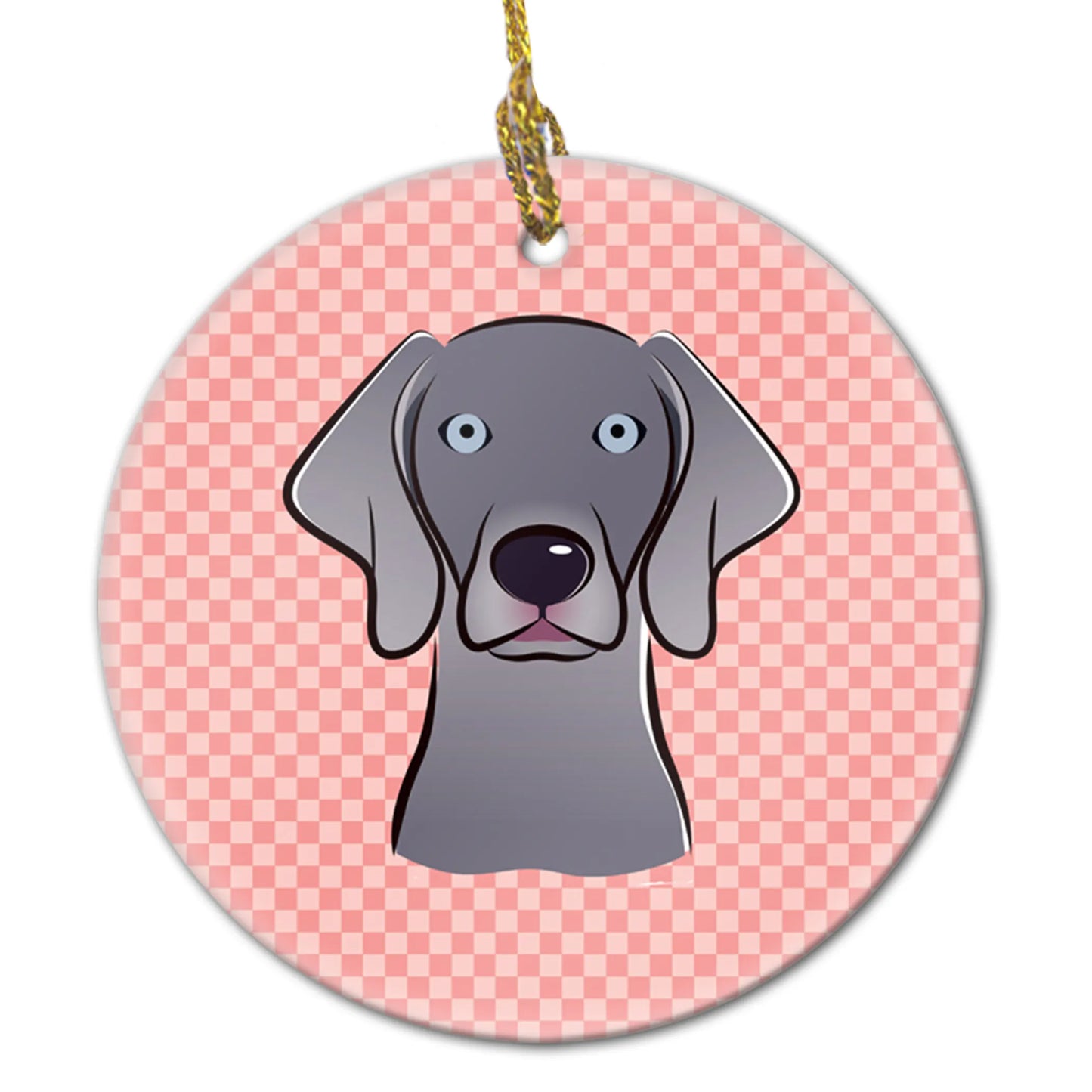 Dog Portrait on Ceramic Ornament - Size: 2.8 X 2.8 | Pack Of: 1