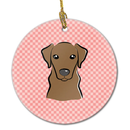 Dog Portrait on Ceramic Ornament - Size: 2.8 X 2.8 | Pack Of: 1