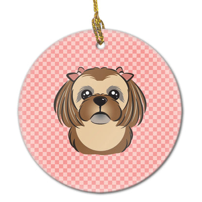 Dog Portrait on Ceramic Ornament - Size: 2.8 X 2.8 | Pack Of: 1