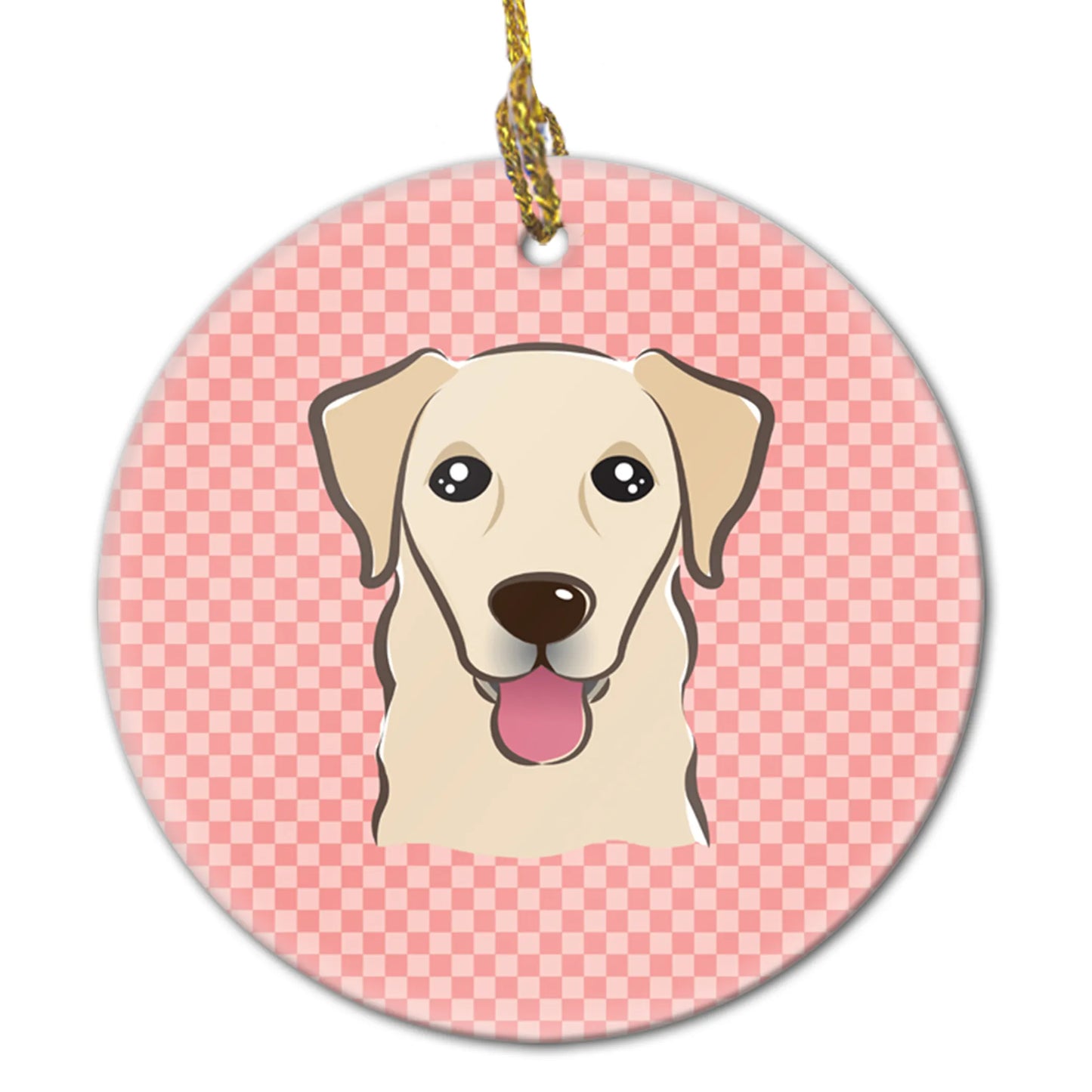 Dog Portrait on Ceramic Ornament - Size: 2.8 X 2.8 | Pack Of: 1