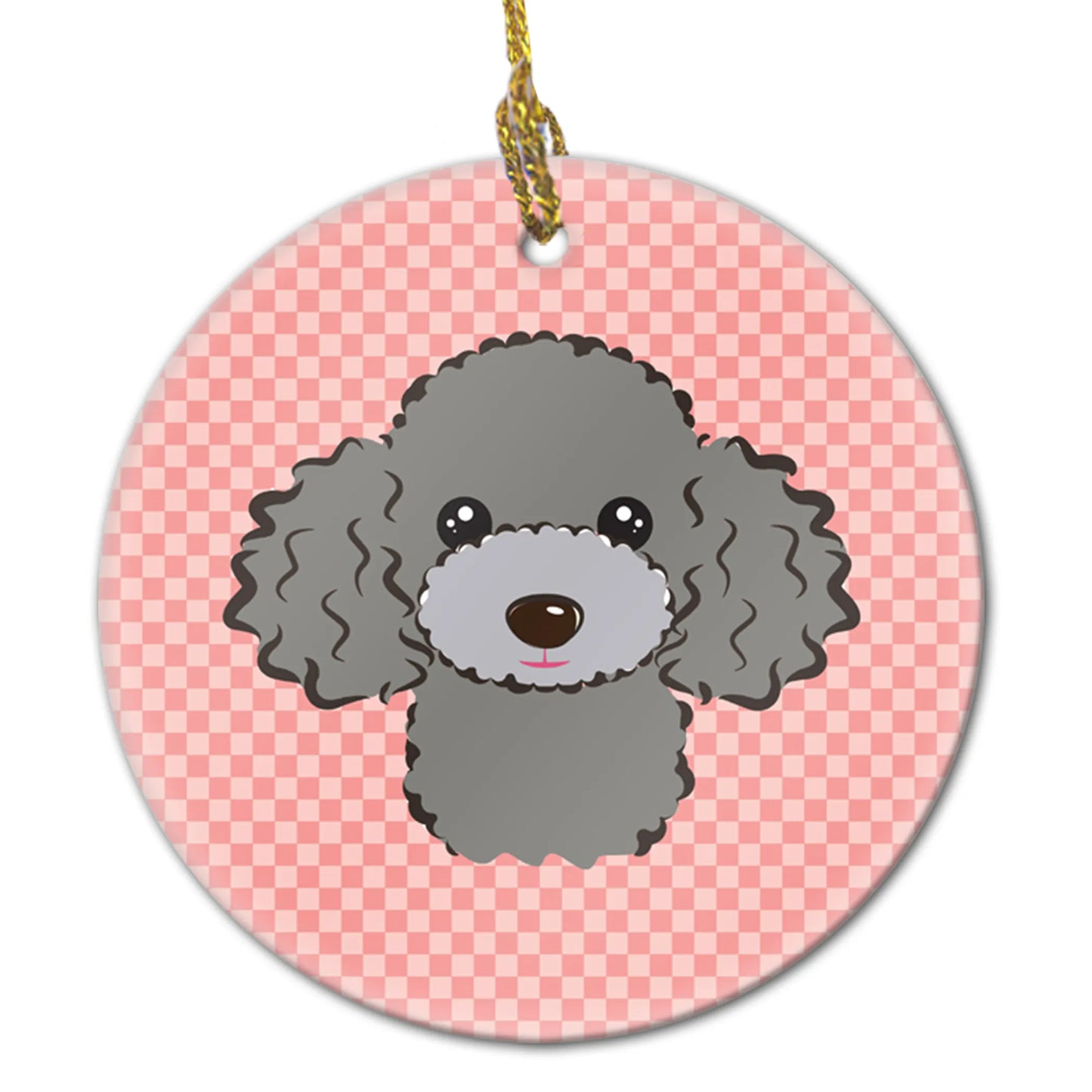 Dog Portrait on Ceramic Ornament - Size: 2.8 X 2.8 | Pack Of: 1