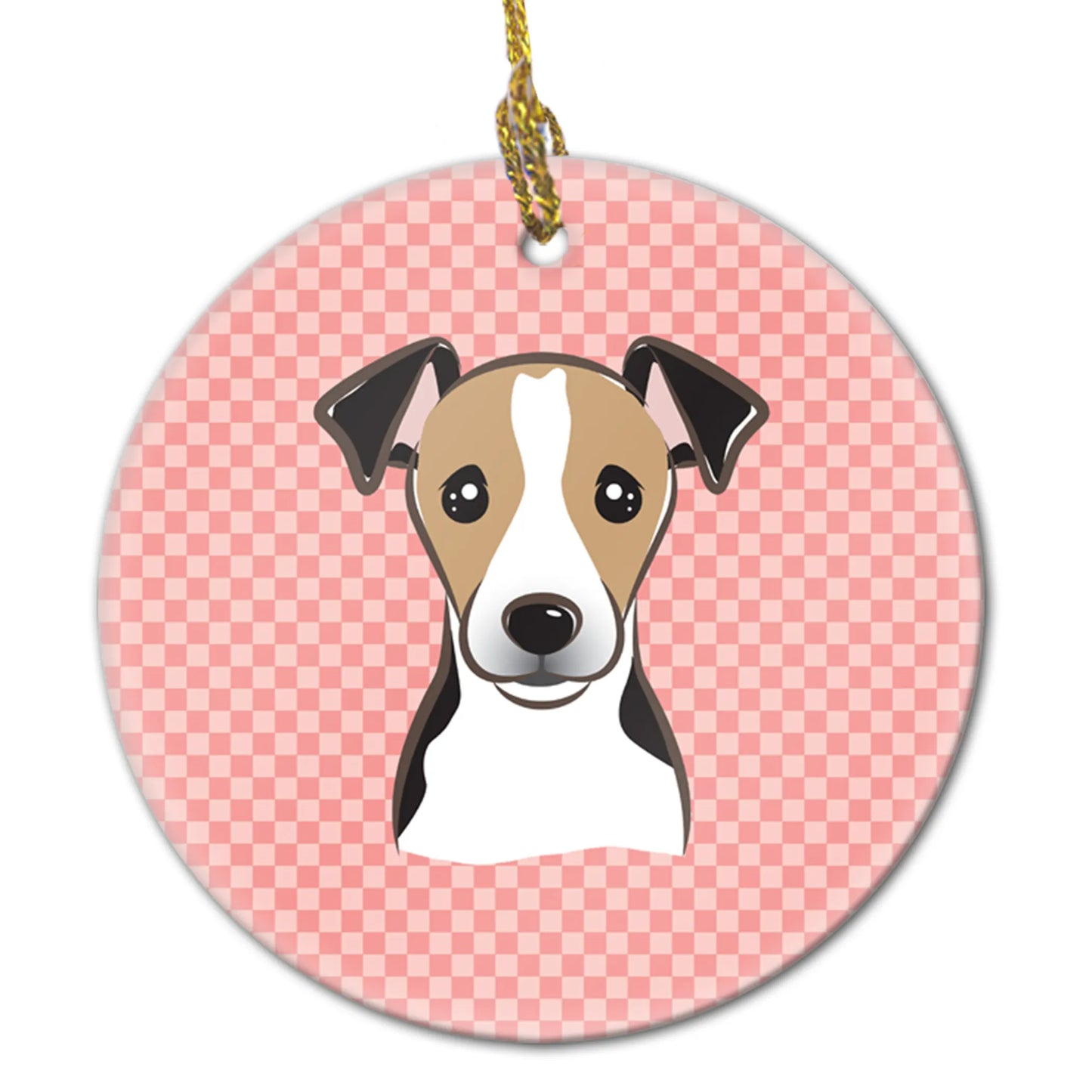 Dog Portrait on Ceramic Ornament - Size: 2.8 X 2.8 | Pack Of: 1