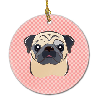 Dog Portrait on Ceramic Ornament - Size: 2.8 X 2.8 | Pack Of: 1