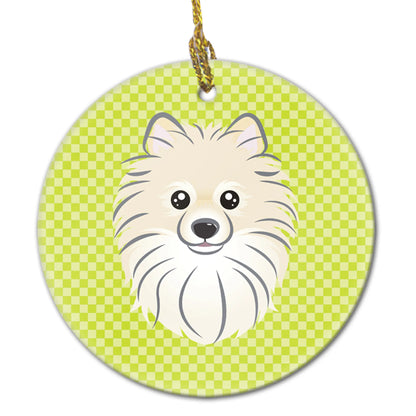 Dog Portrait on Ceramic Ornament - Size: 2.8 X 2.8 | Pack Of: 1