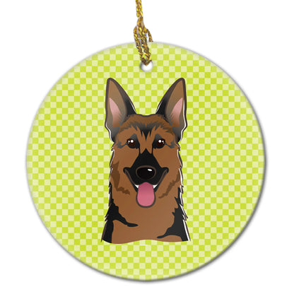 Dog Portrait on Ceramic Ornament - Size: 2.8 X 2.8 | Pack Of: 1